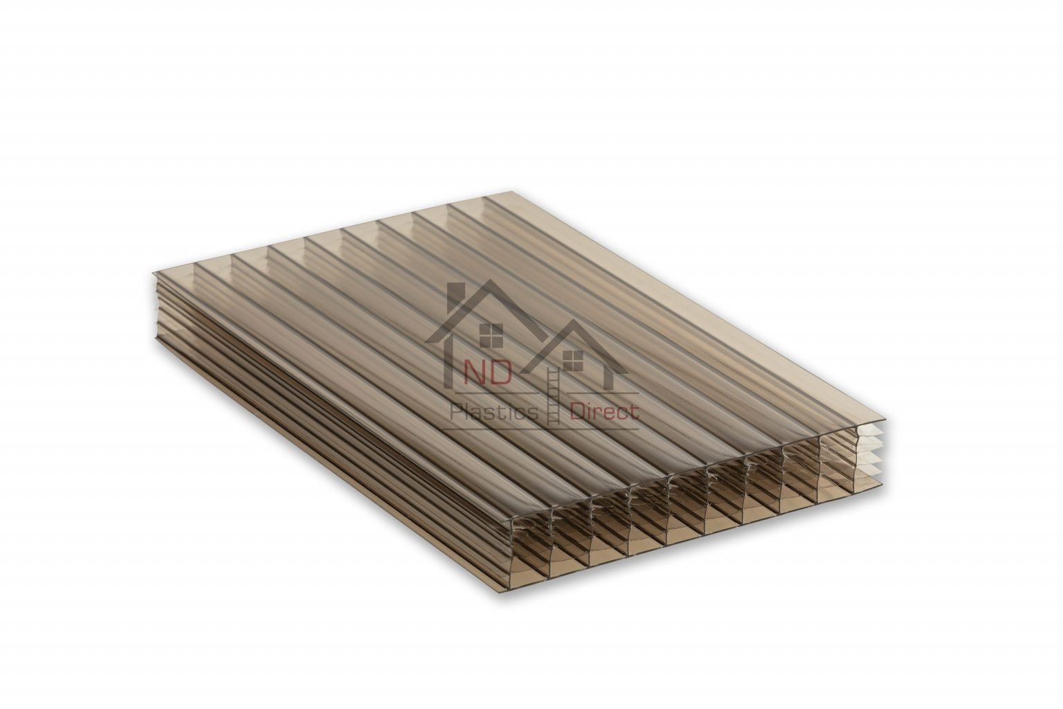 32mm Bronze Multiwall Polycarbonate Sheet Cut To Size