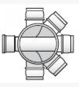 270mm Deep Multi Inlet Chamber Base - Five 110mm Inlets