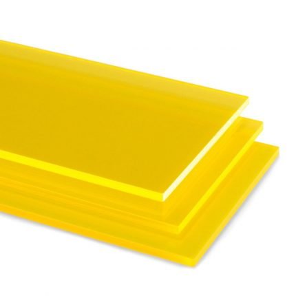 Helios Yellow Fluorescent Acrylic Sheet