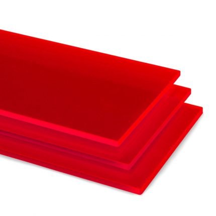 Mars Red Fluorescent Acrylic Sheet