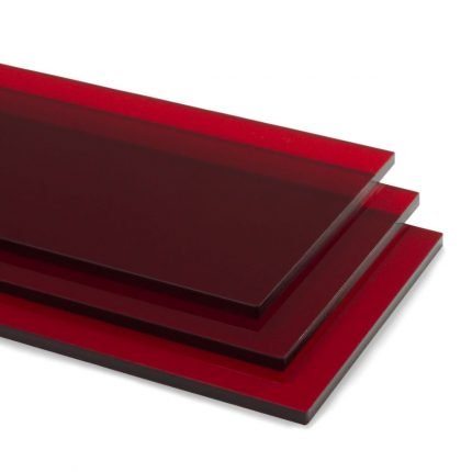 Red Tint Acrylic Sheet