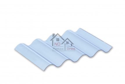 PVC Clear Corrugated Roofing Sheet - Heavyweight 1.1mm