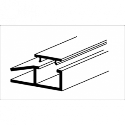 White 2440mm Superglaze Secondary Glazing Strips