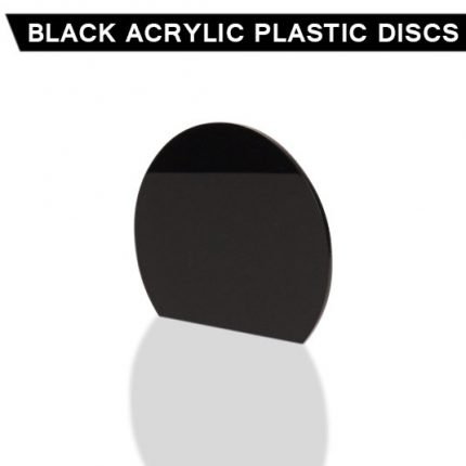 2mm Black Acrylic Disc Bespoke Size