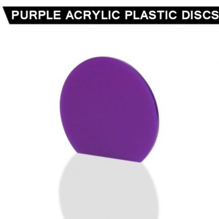 3mm Purple Acrylic Disc Bespoke Size