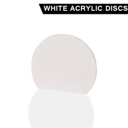 6mm White Acrylic Disc Bespoke Size