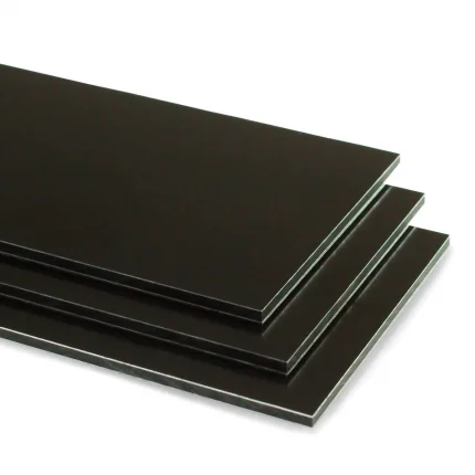 Black Aluminium Composite Sheet