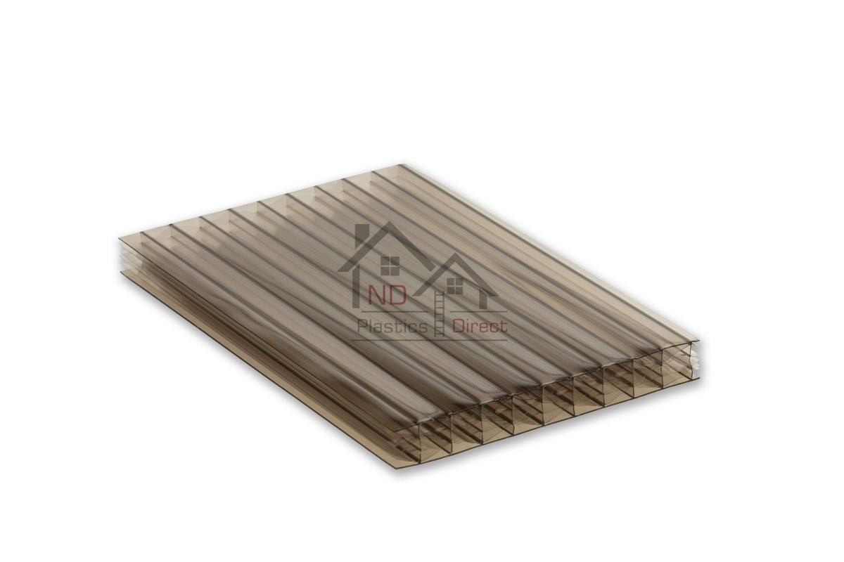 25mm Bronze Multiwall Polycarbonate Sheet | Cut To Size