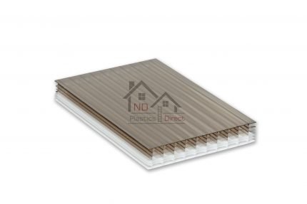 32mm Bronze Opal Multiwall Polycarbonate Cut To Size