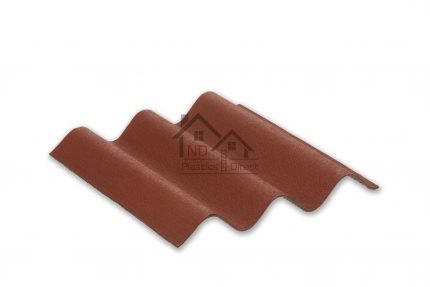 CORRUGATED BITUMEN SHEETS RED 930x2000mm